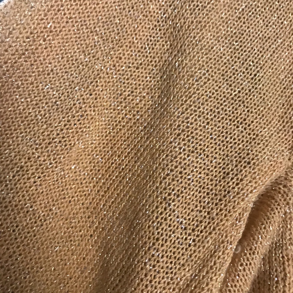 Gold Shrug by Nikki Poulos size XL/1X